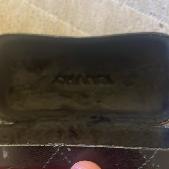 CHANEL 01453 CC LOGO BLACK SUNGLASSES VINTAGE/N2079 - Picture 11 of 11